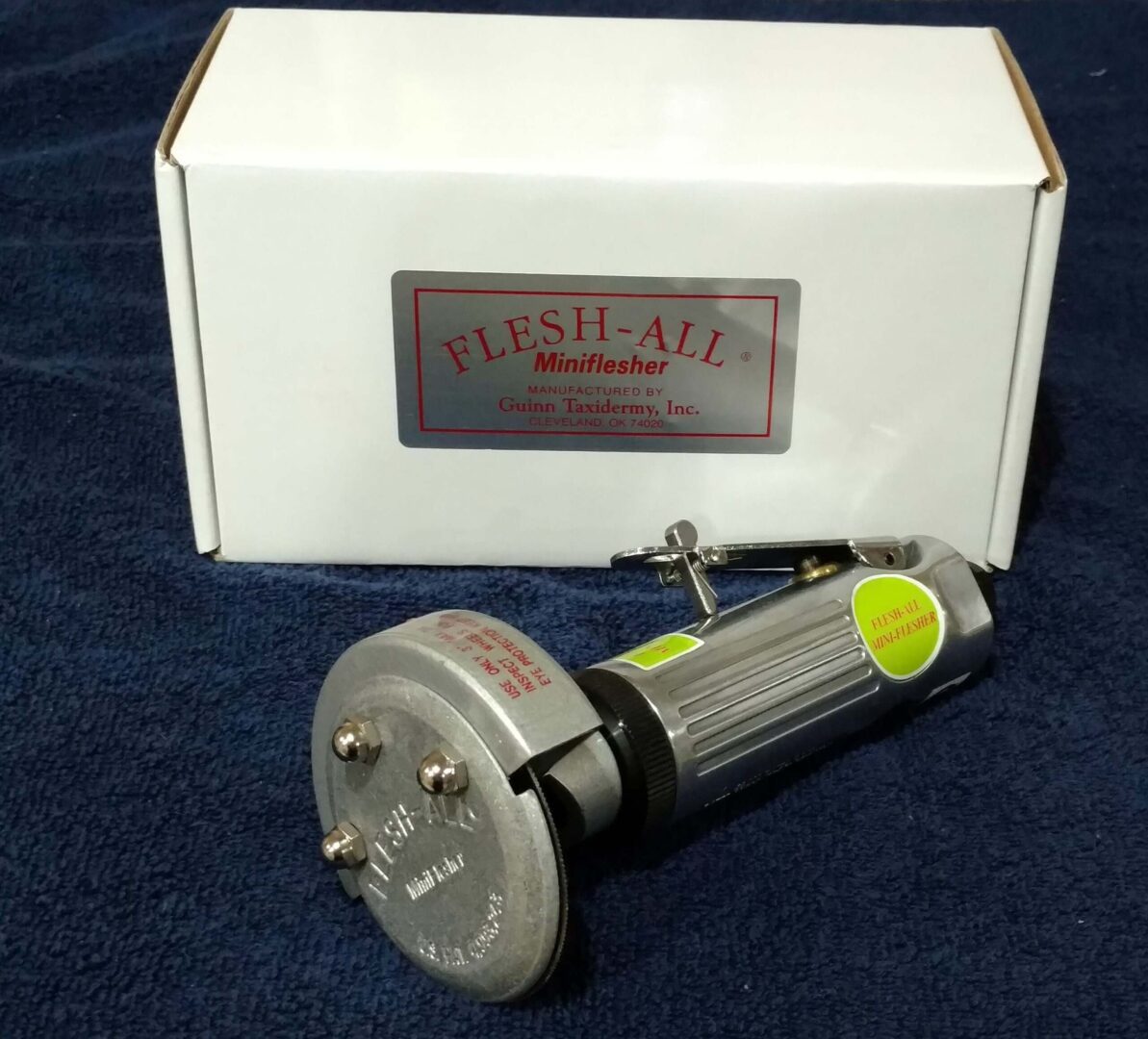 0-cover-scaled (1) The Flesh All Mini Flesher and Box kept on a blue background